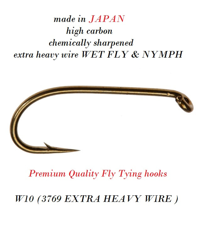 1530 / 3769 Nymph Hooks, heavy wire (Japan) #18-#2 (25/pkg) maruto model  w10 (back in stock!)