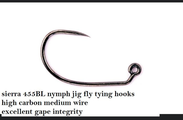 25/pkg) 5230 / 400blwg Jig Nymph fly tying hooks sizes 18-10