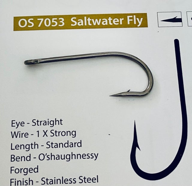  Mustad O'Shaughnessy, Forged - Stainless Steel 2/0